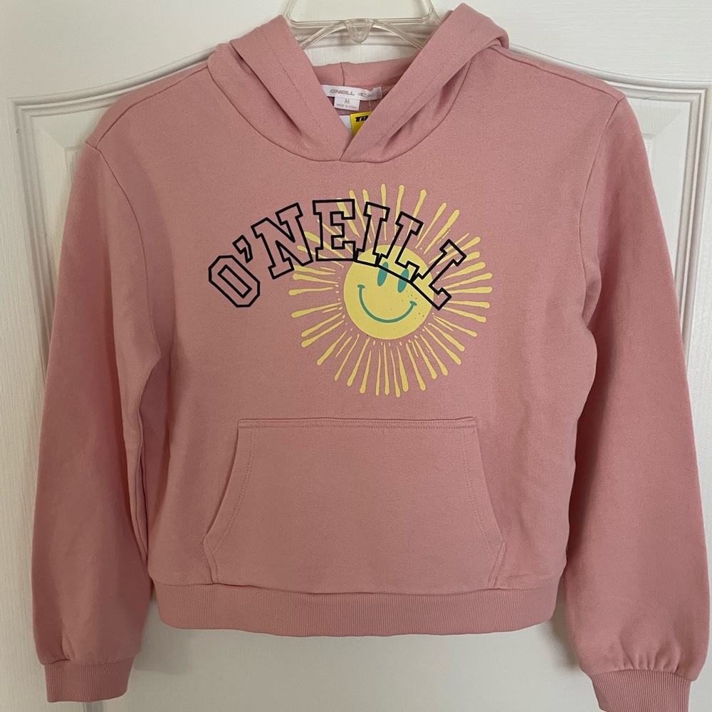 Girls’ O’Neil sweatshirt hoodie M pink